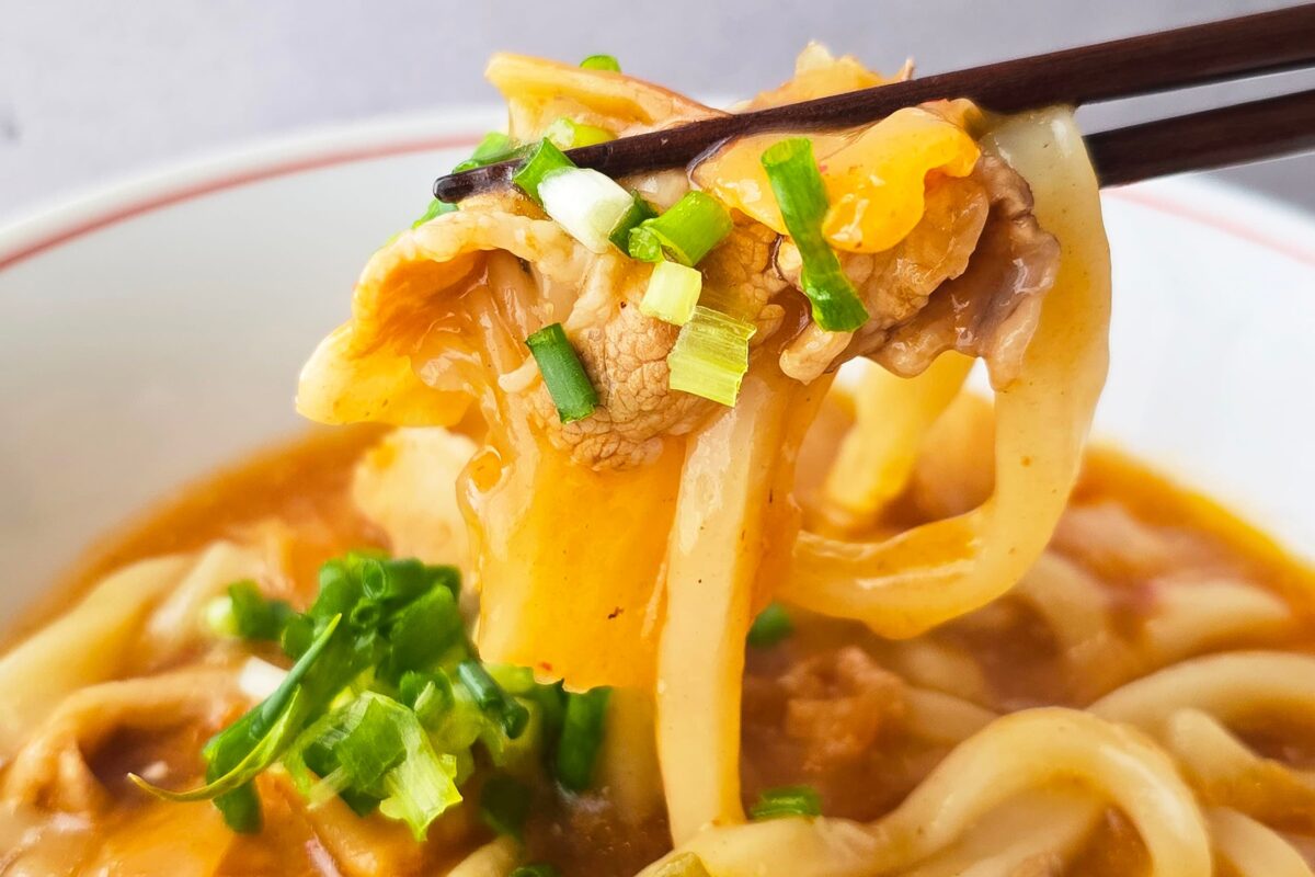 豚キムチうどん・実食