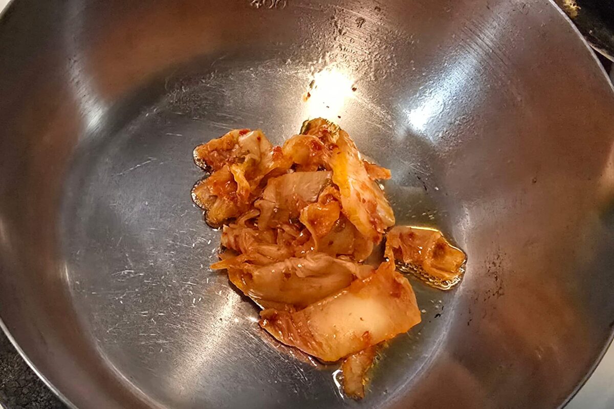 豚キムチうどん・キムチ