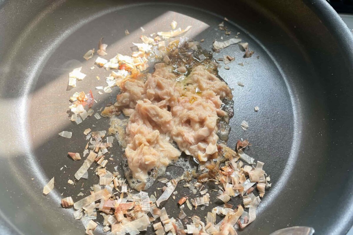 ツナわさびパスタ