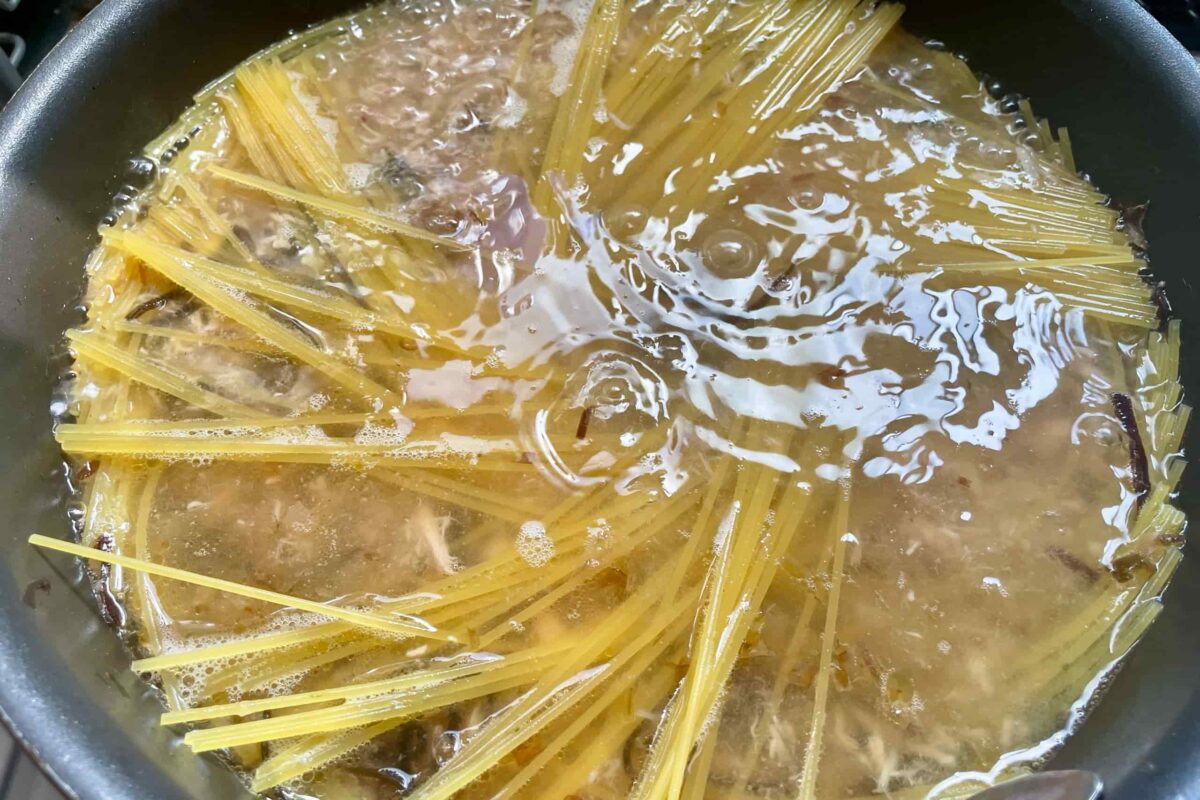 ツナわさびパスタ