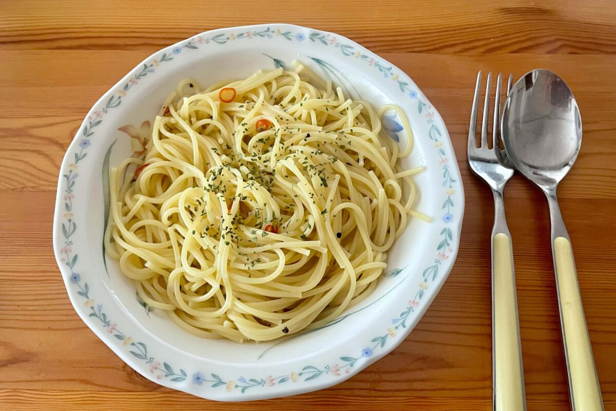 レンチンペペロンチーノ