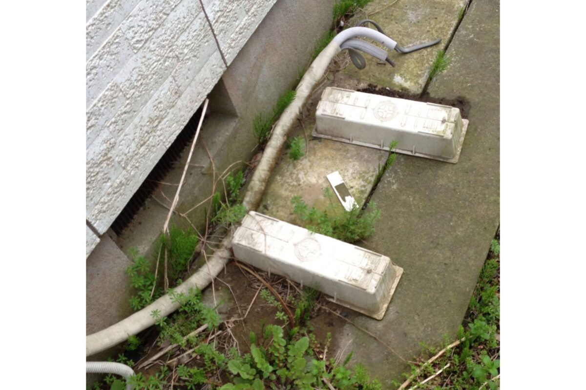 エアコン室外機(があった場所)