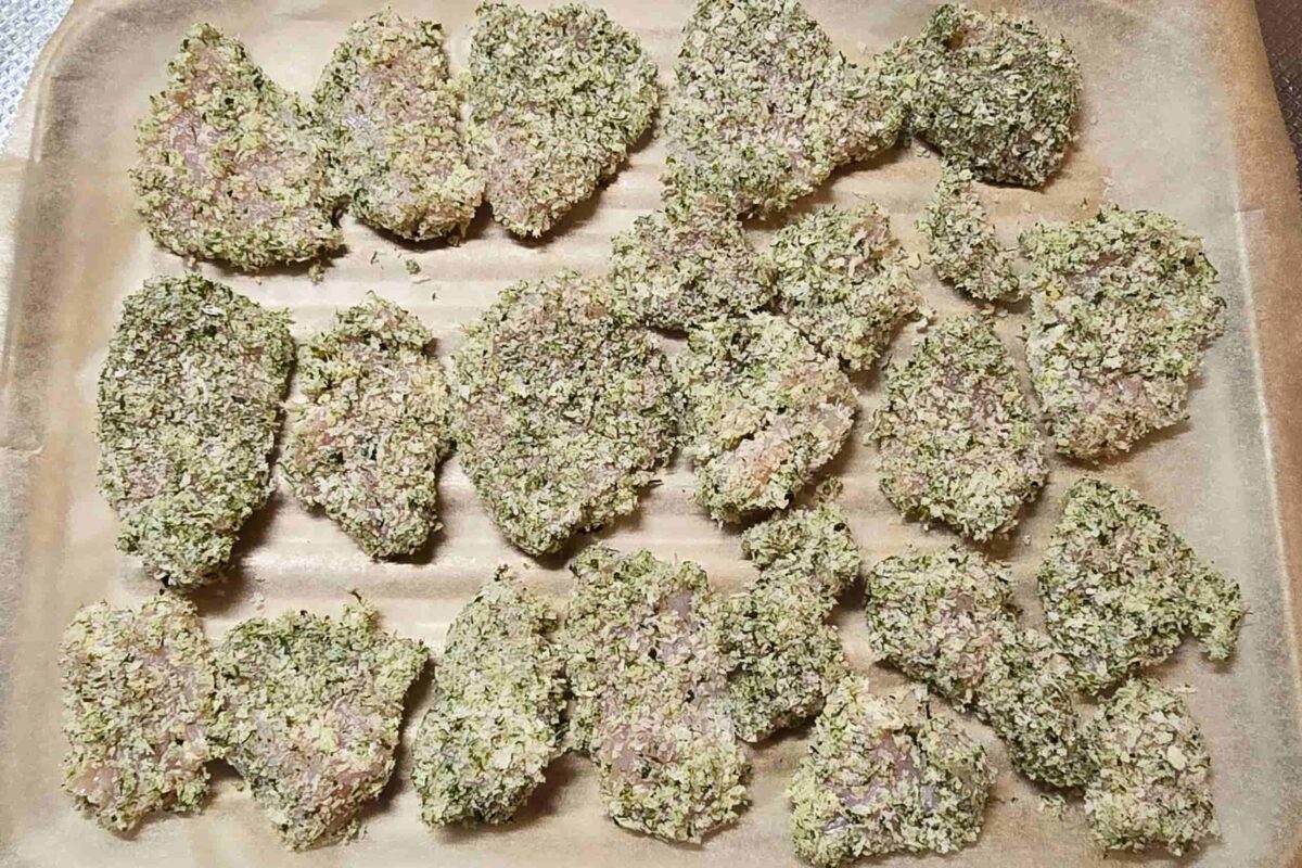 鶏むねのりチーズ・並べる