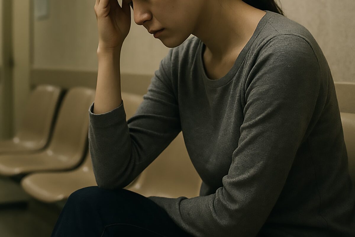 悩む女性・落ち込む女性