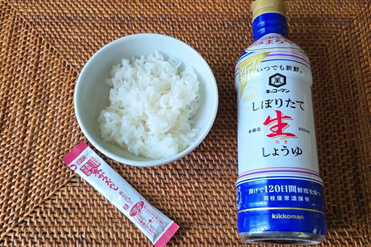 即席お茶漬け・材料