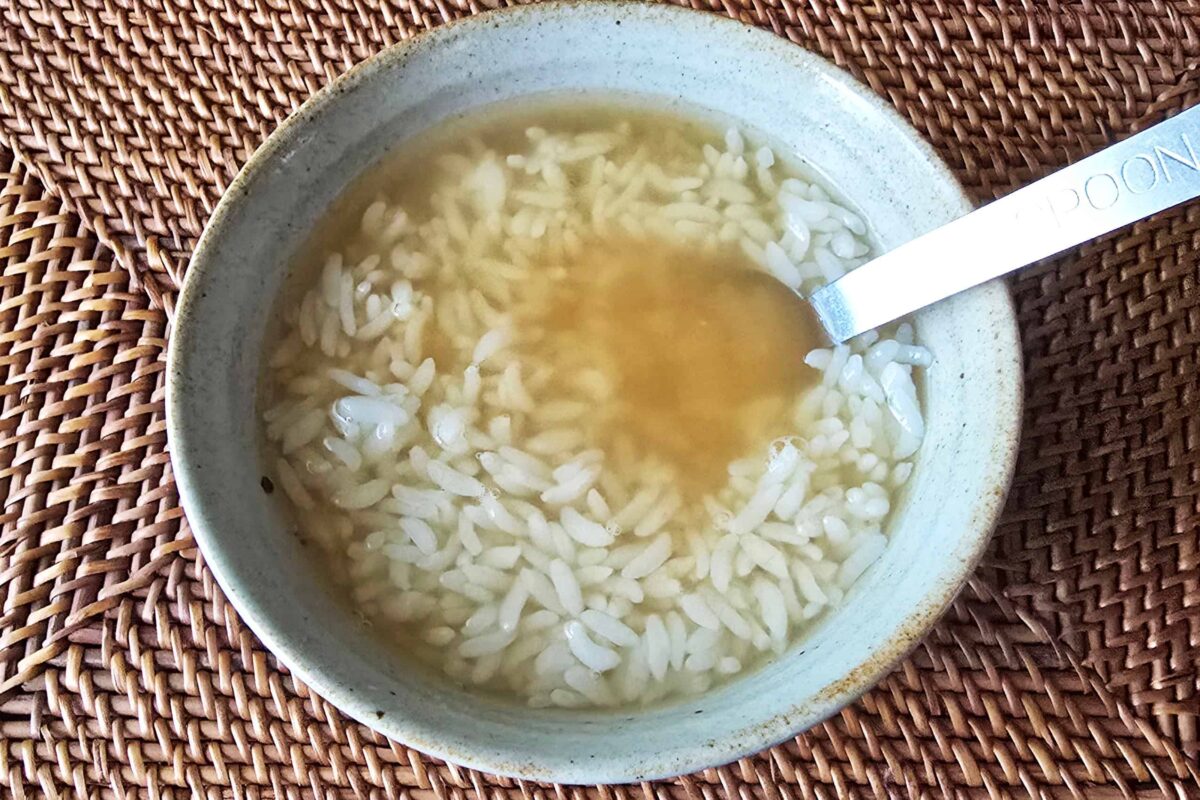 即席お茶漬け・お湯