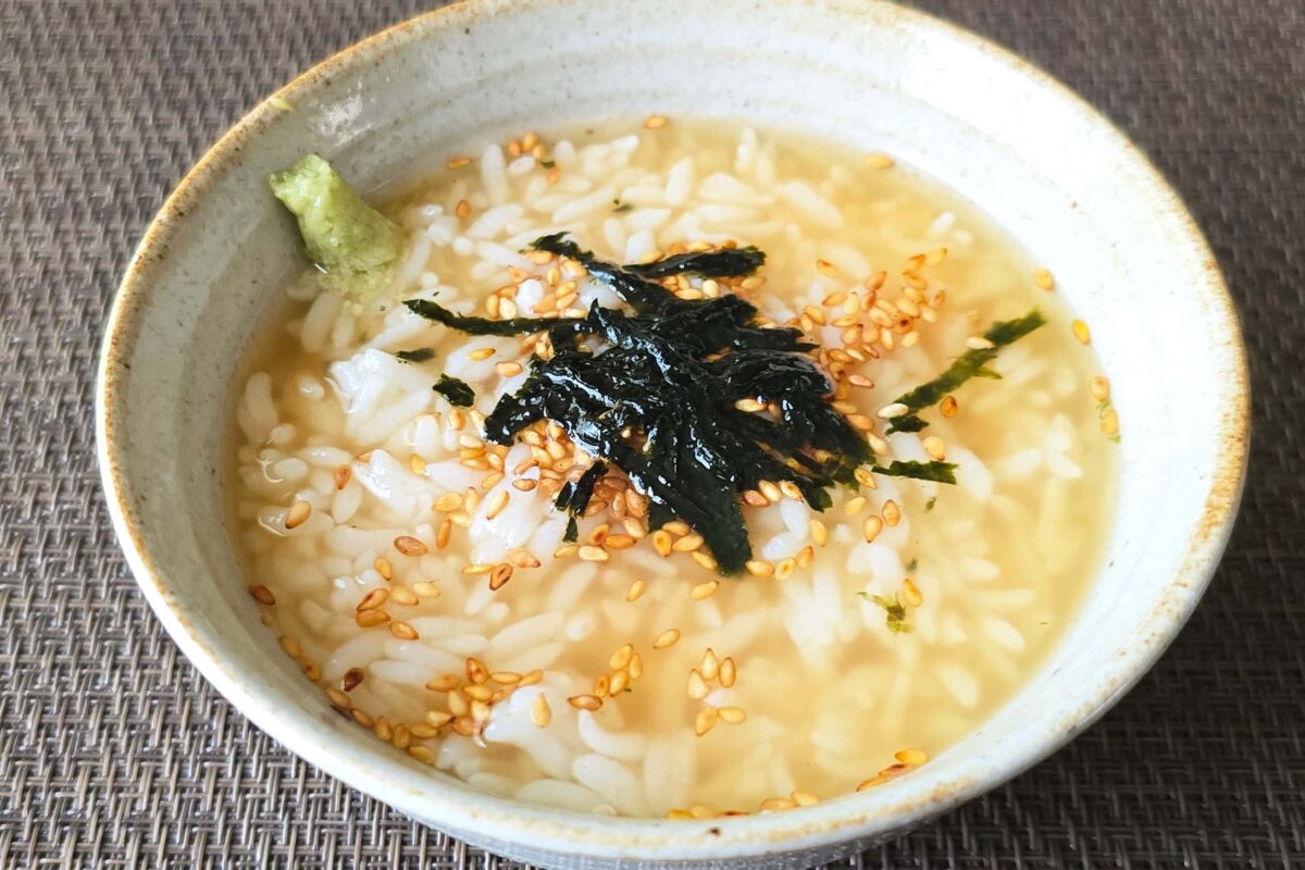 即席お茶漬け・完成