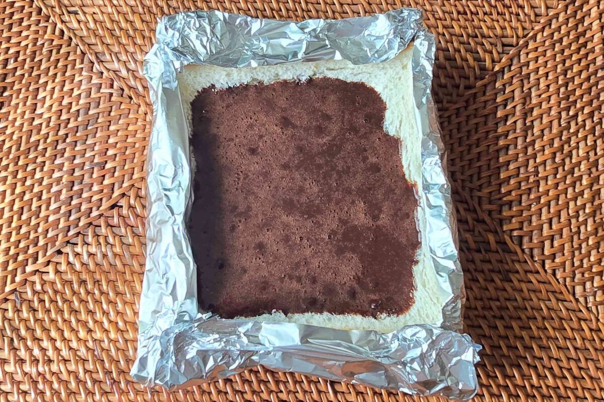 フォンダンショコラパン・アルミホイル