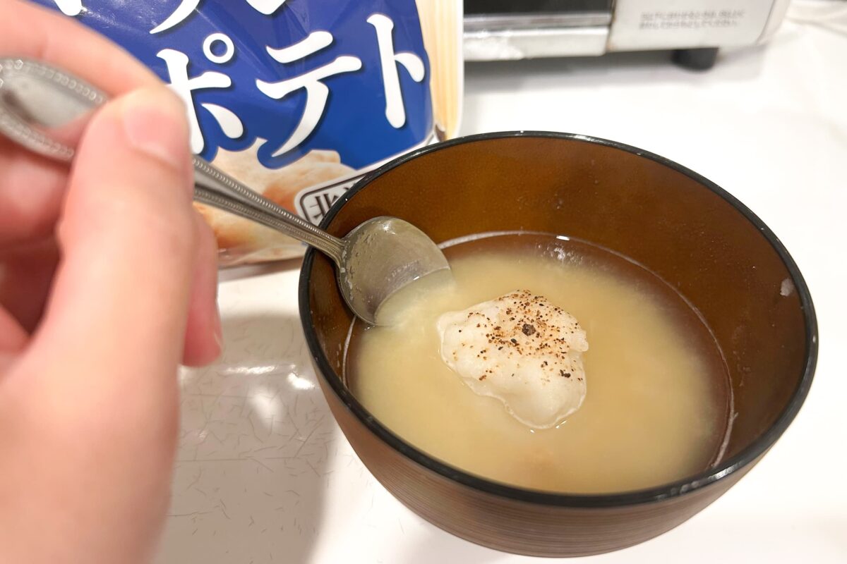 じゃがいも味噌汁