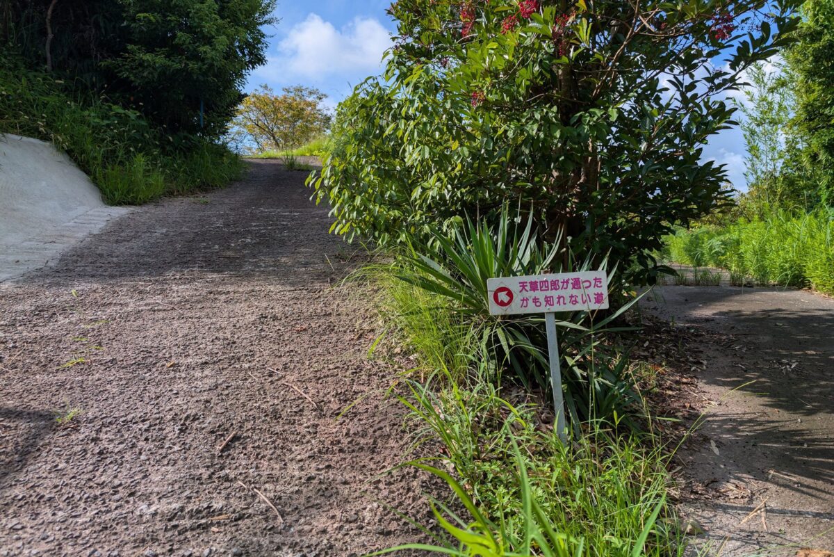 「天草四郎が通ったかも知れない道」