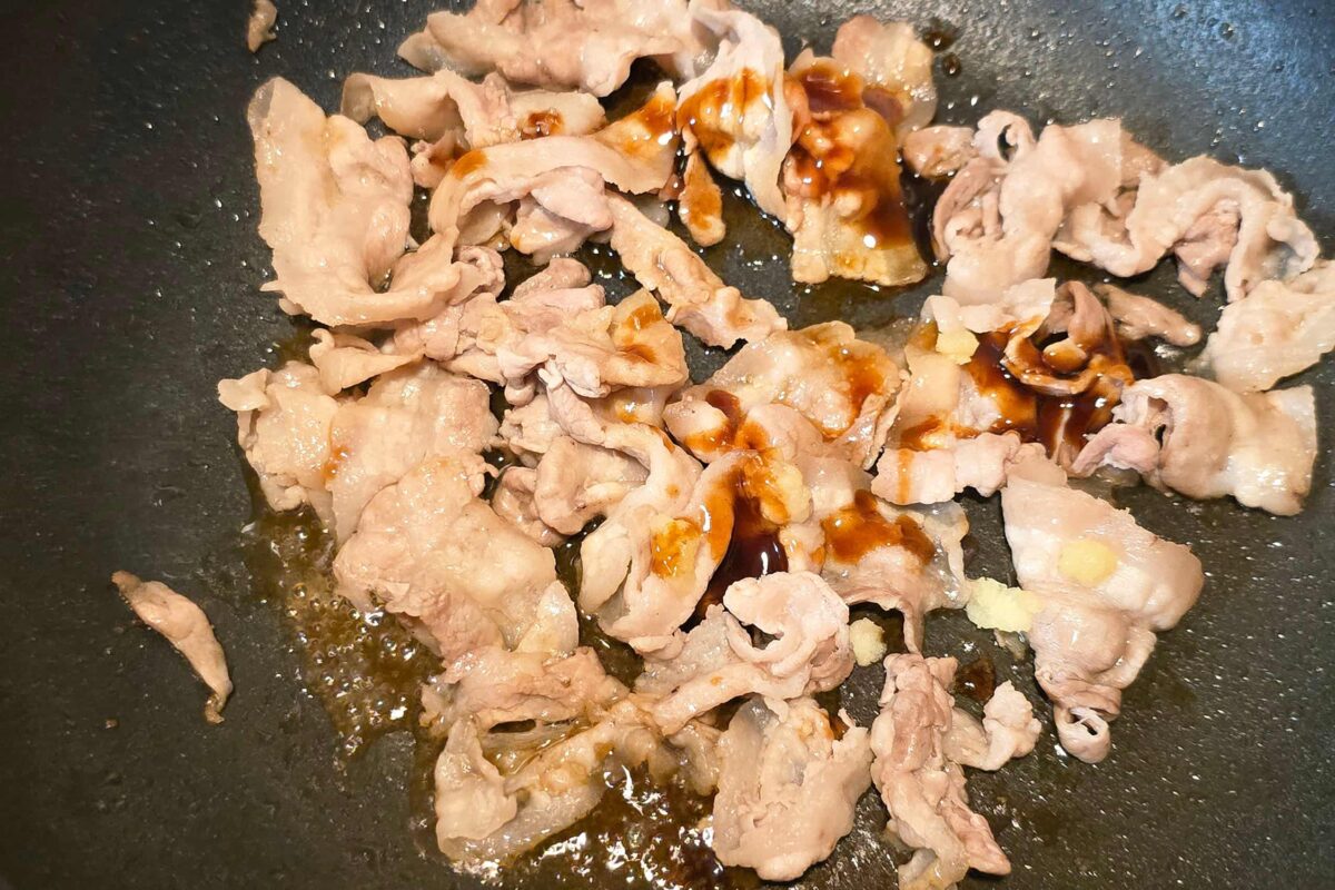 豚肉ともやしの旨み煮・調味料