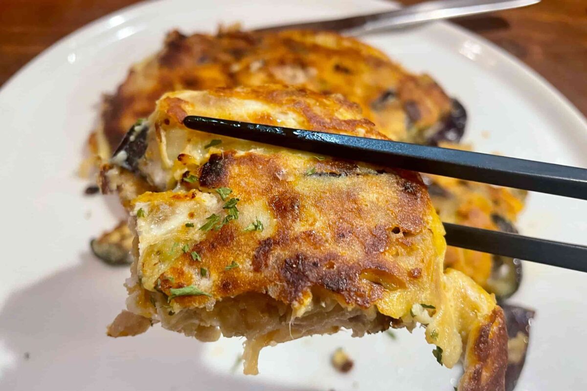 こんがりツナなす焼き