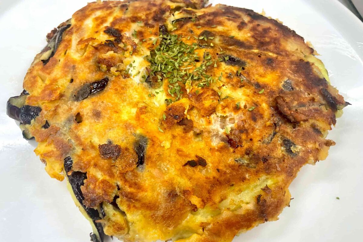 こんがりツナなす焼き