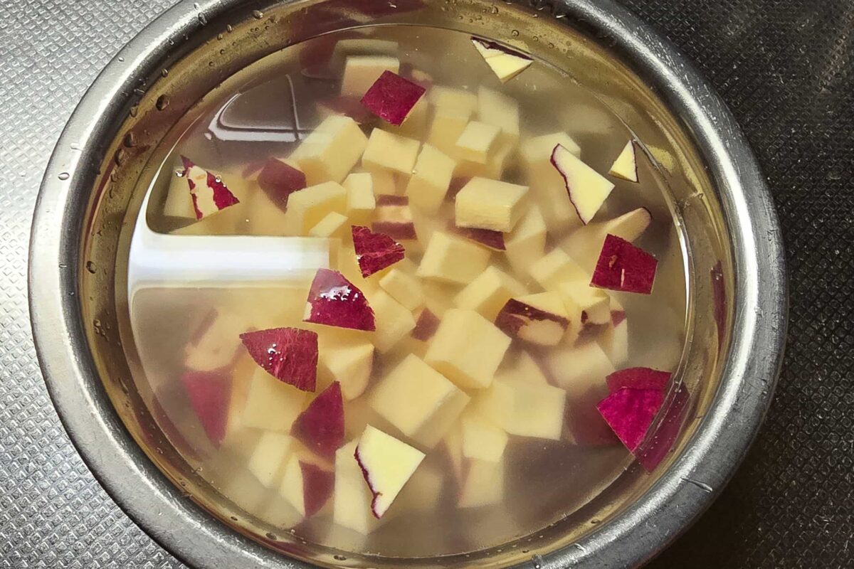 さつまいもサラダ・さつまいも