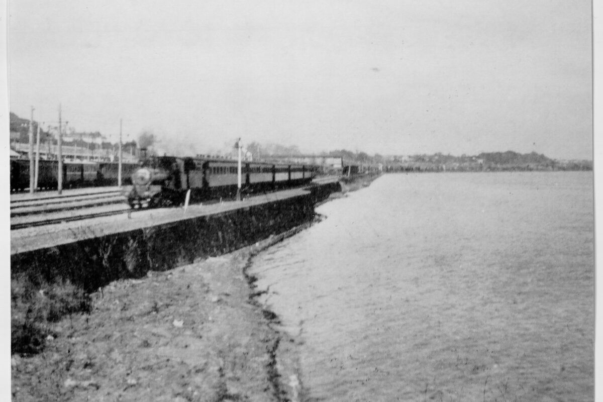 品川駅停車場 明治44年(日本写真帖)