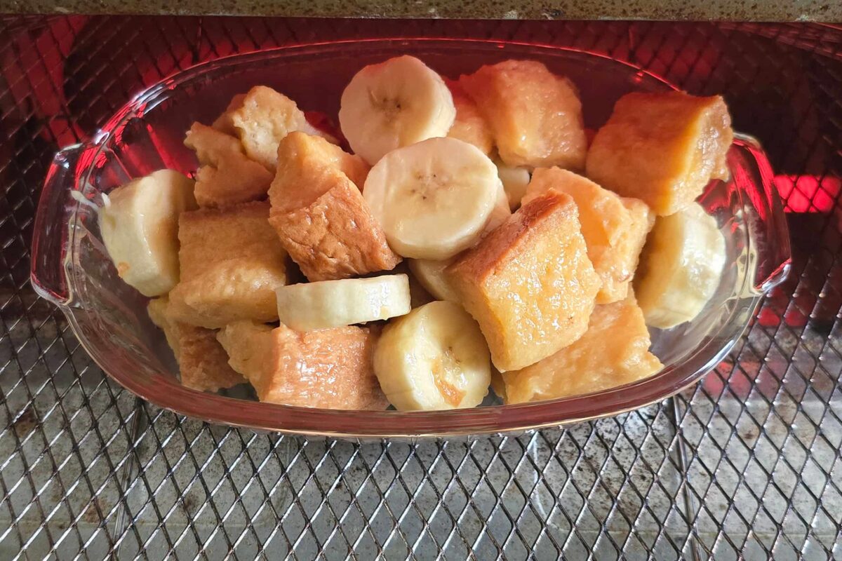 バナナフレンチトースト・オーブントースター