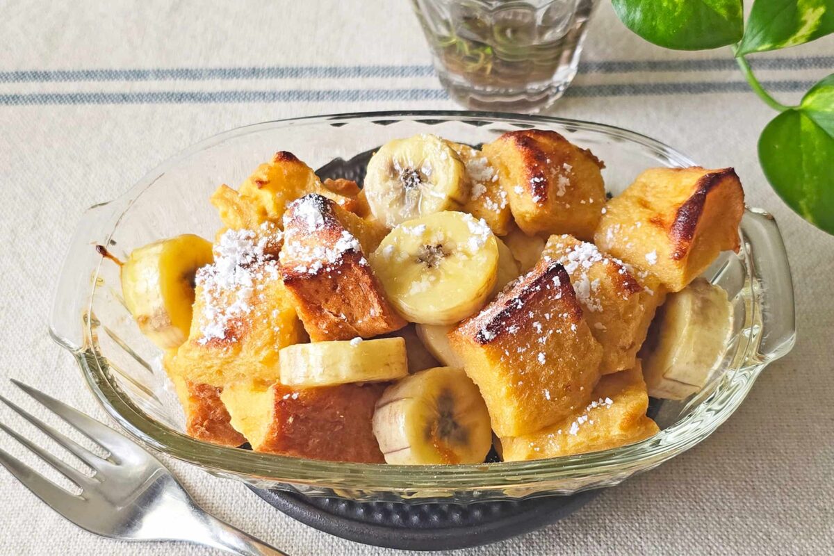 バナナフレンチトースト・完成