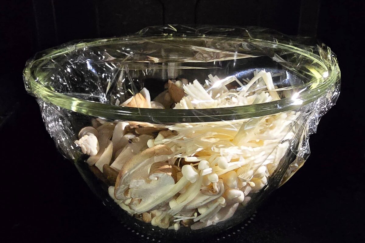 きのこの中華マリネ・レンチン