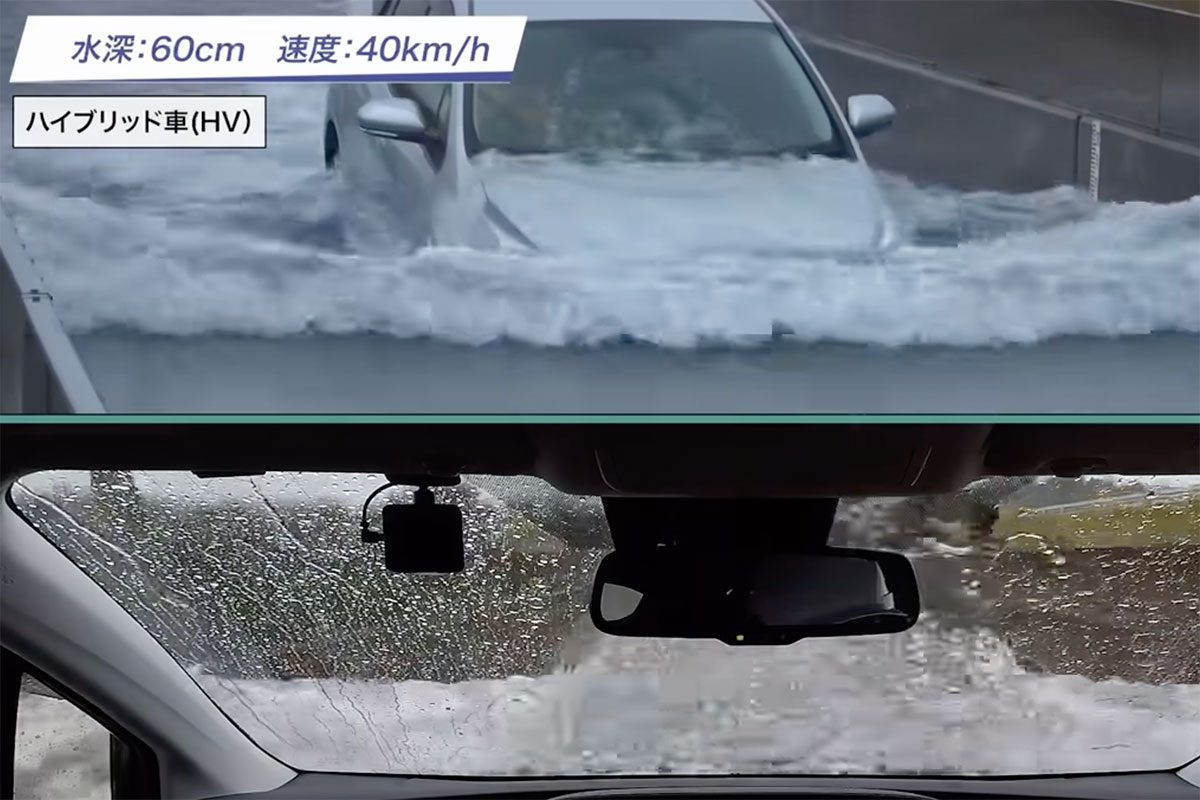 冠水時の走行実験
