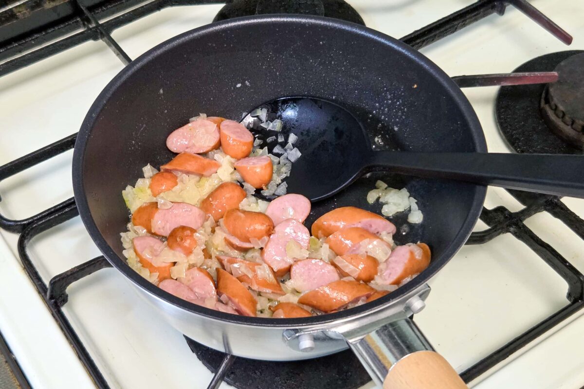 鍋としても使える　こびりつきにくいフライパン　深型