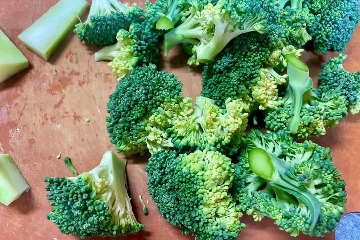 ブロッコリーのペペロン風