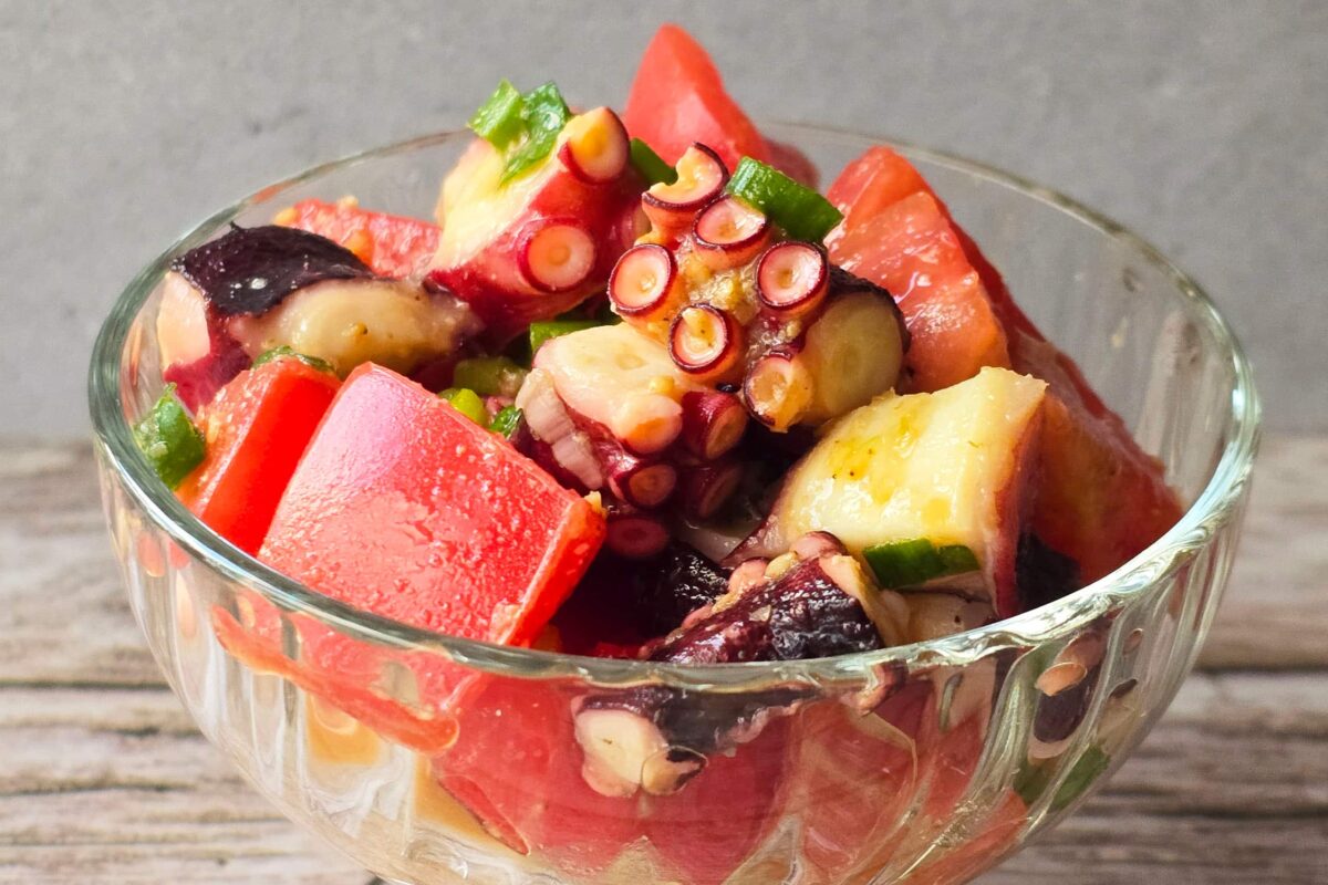 ピリうまタコトマト・完成