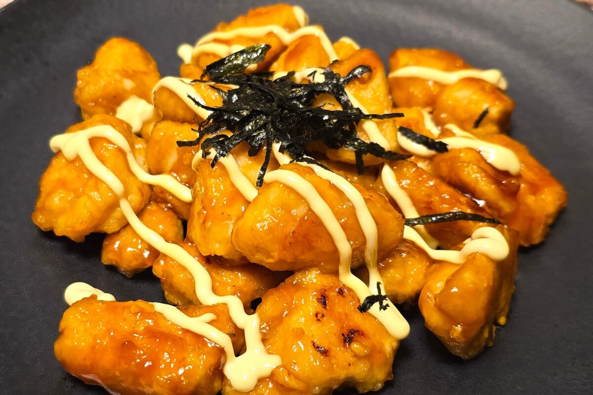 鶏むね肉の照りマヨチキン