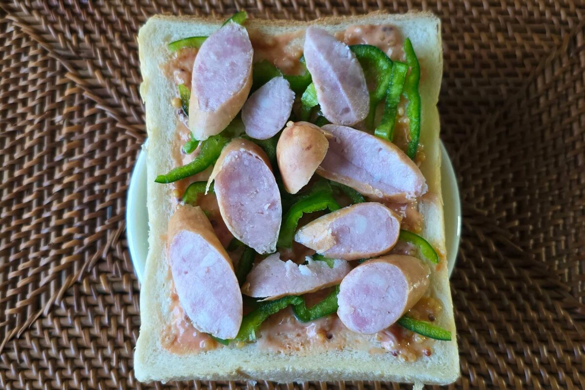 ピザトースト・ウインナー