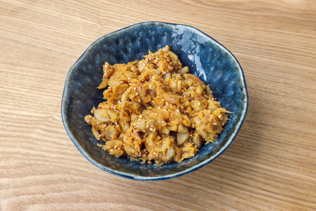 ツナごぼう味噌おにぎり