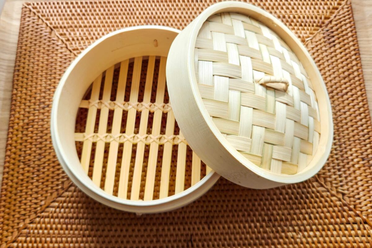 無印良品・竹材 蒸篭(せいろ)/本体 深型 小