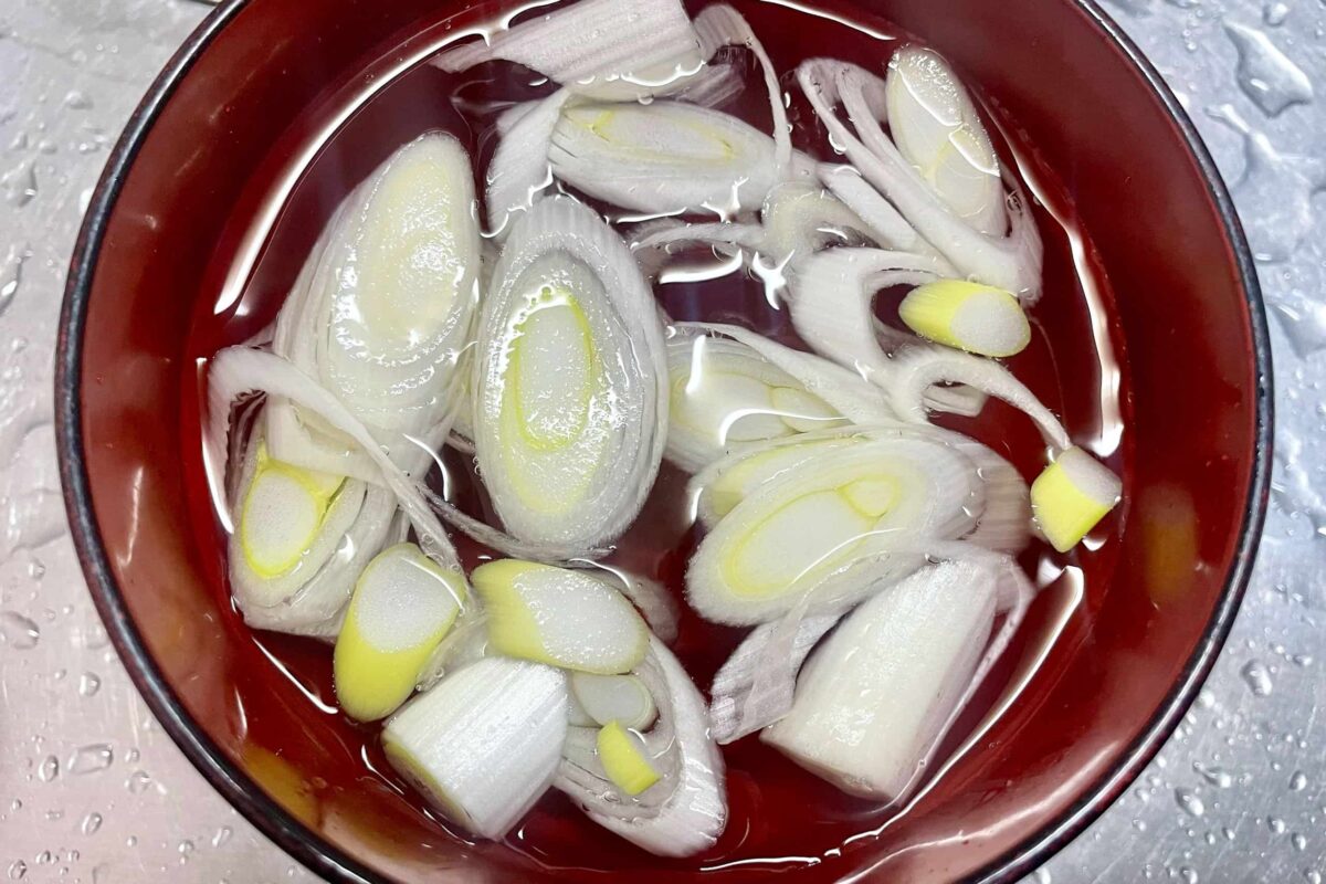 くずし奴のねぎじゃこ和え