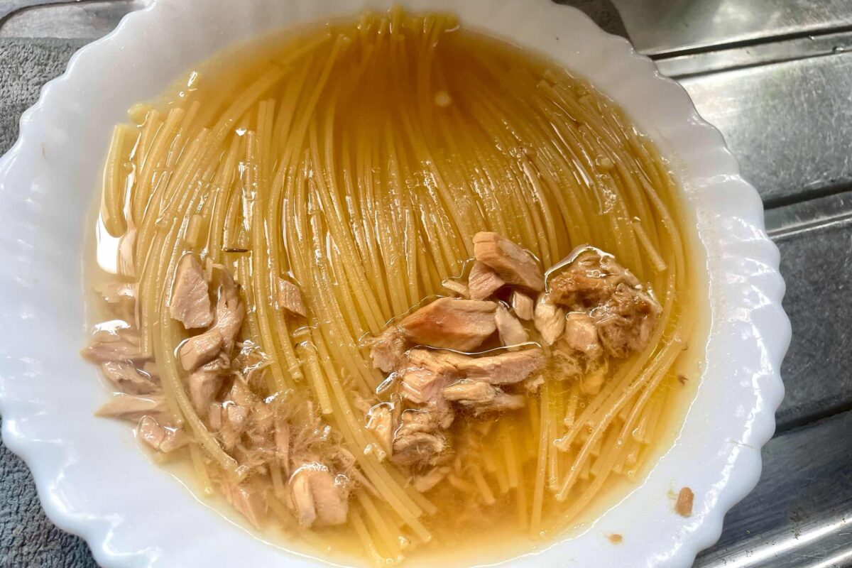 にんにくしょうゆパスタ