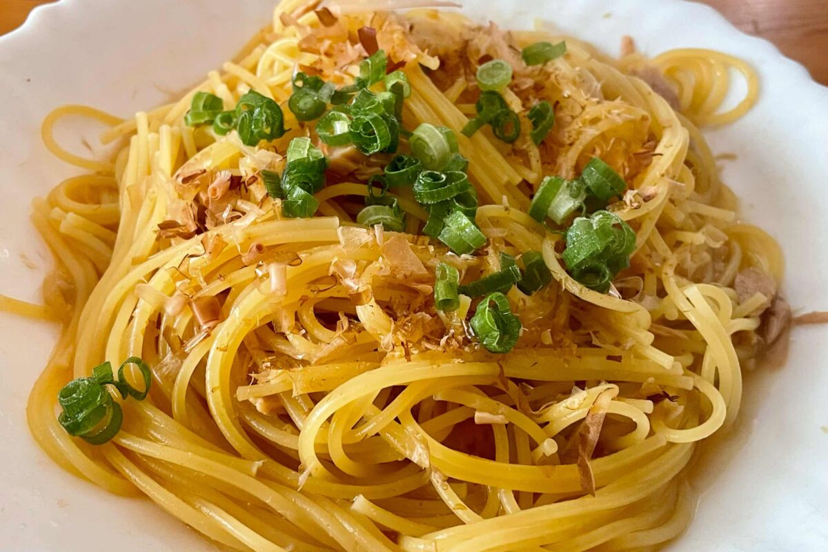 にんにくしょうゆパスタ