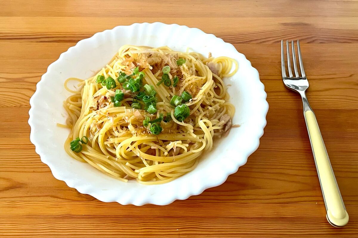 にんにくしょうゆパスタ