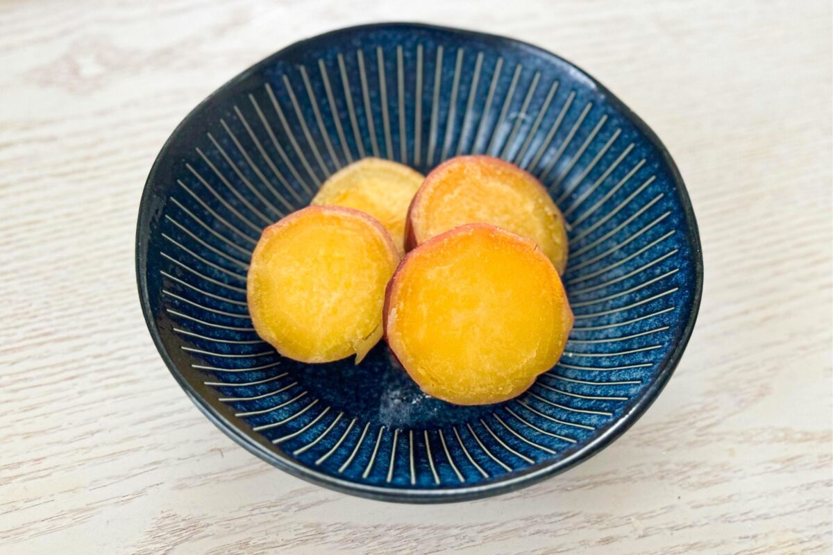 さつまいものオレンジジュース煮