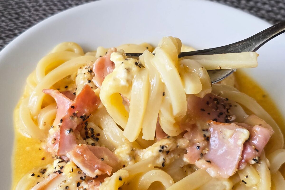 うどんカルボ・実食