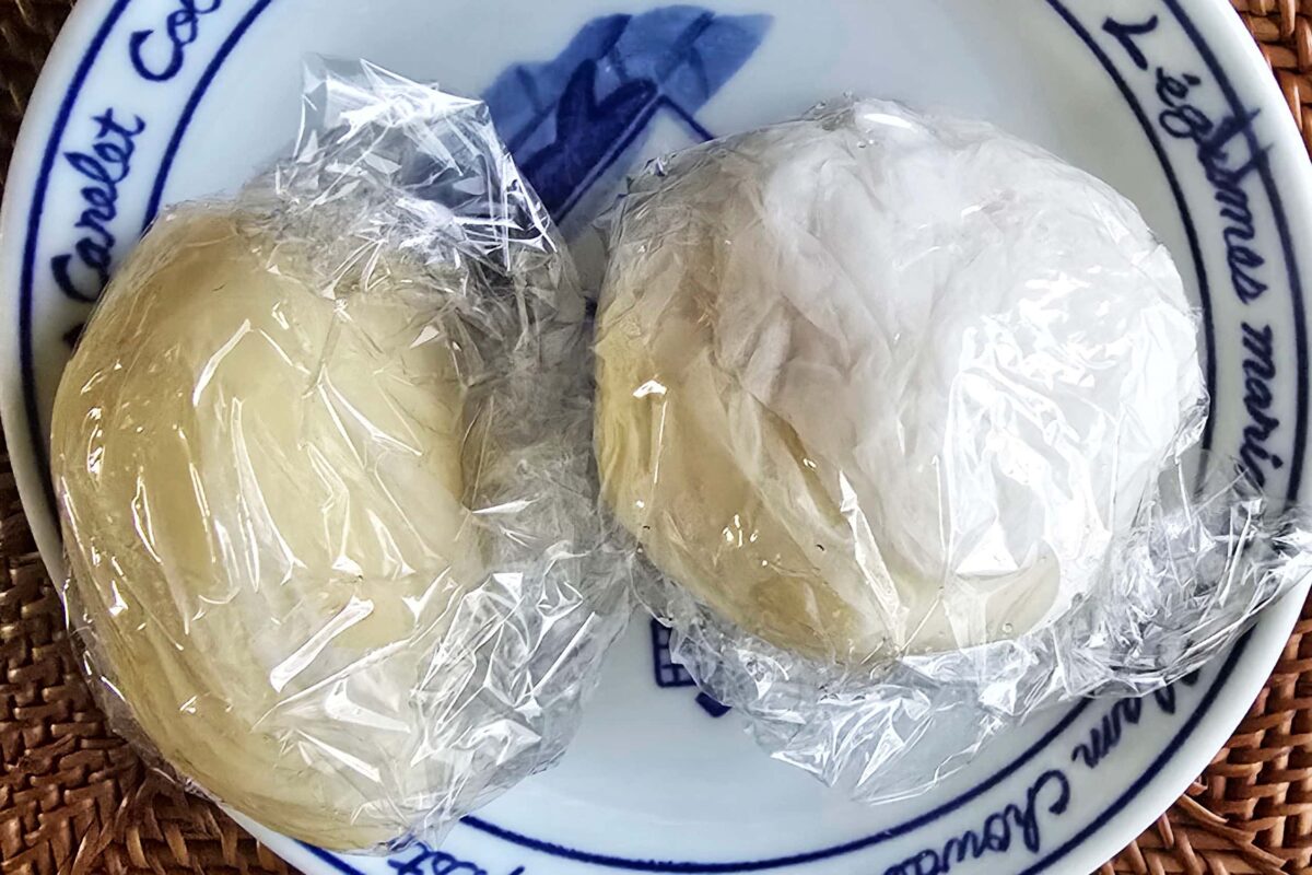 きのこと野沢菜の和風ポテトサラダ・じゃがいも