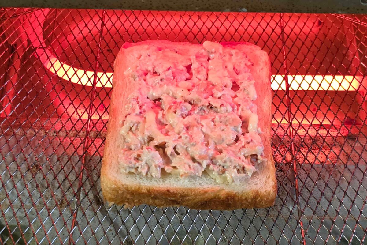 ツナチートースト・オーブントースター