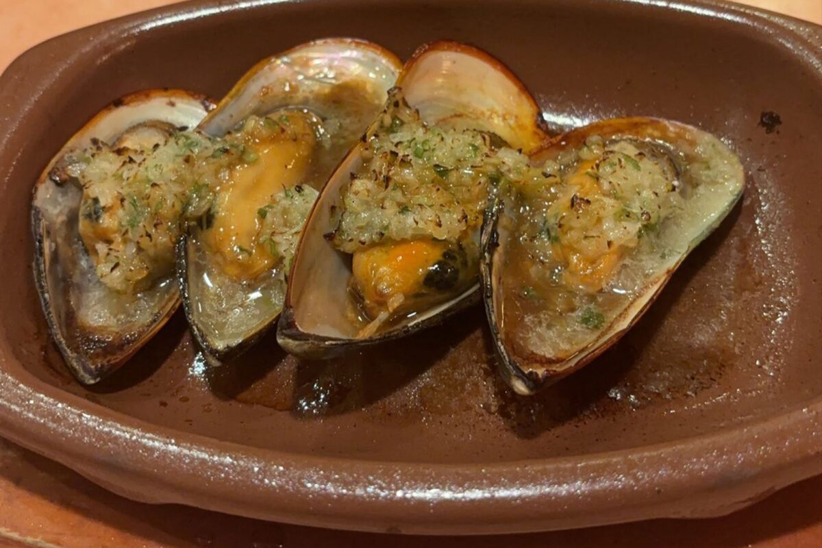 ムール貝のガーリック焼き