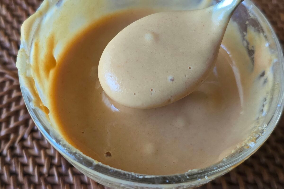 混ぜるだけガトーきなこ・レンチン後