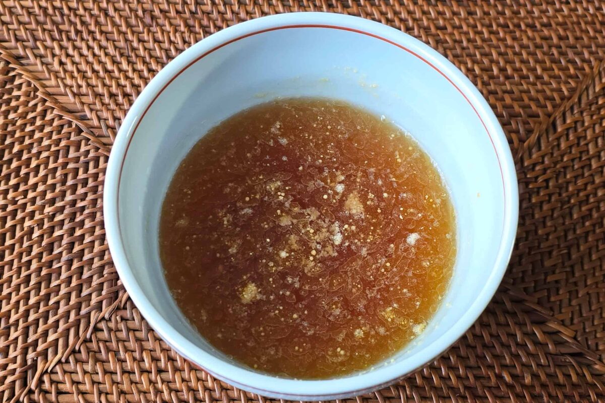 醤油うどん・調味料