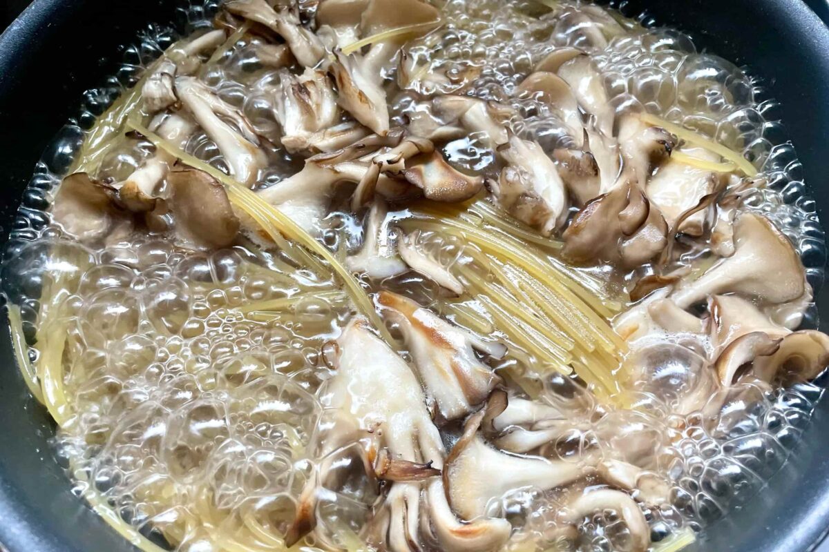 舞茸のパスタ