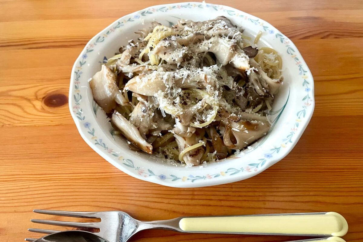 舞茸のパスタ