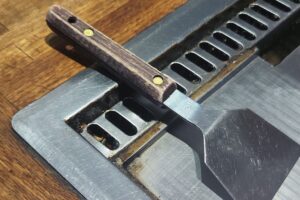 危険なヘラの置き方