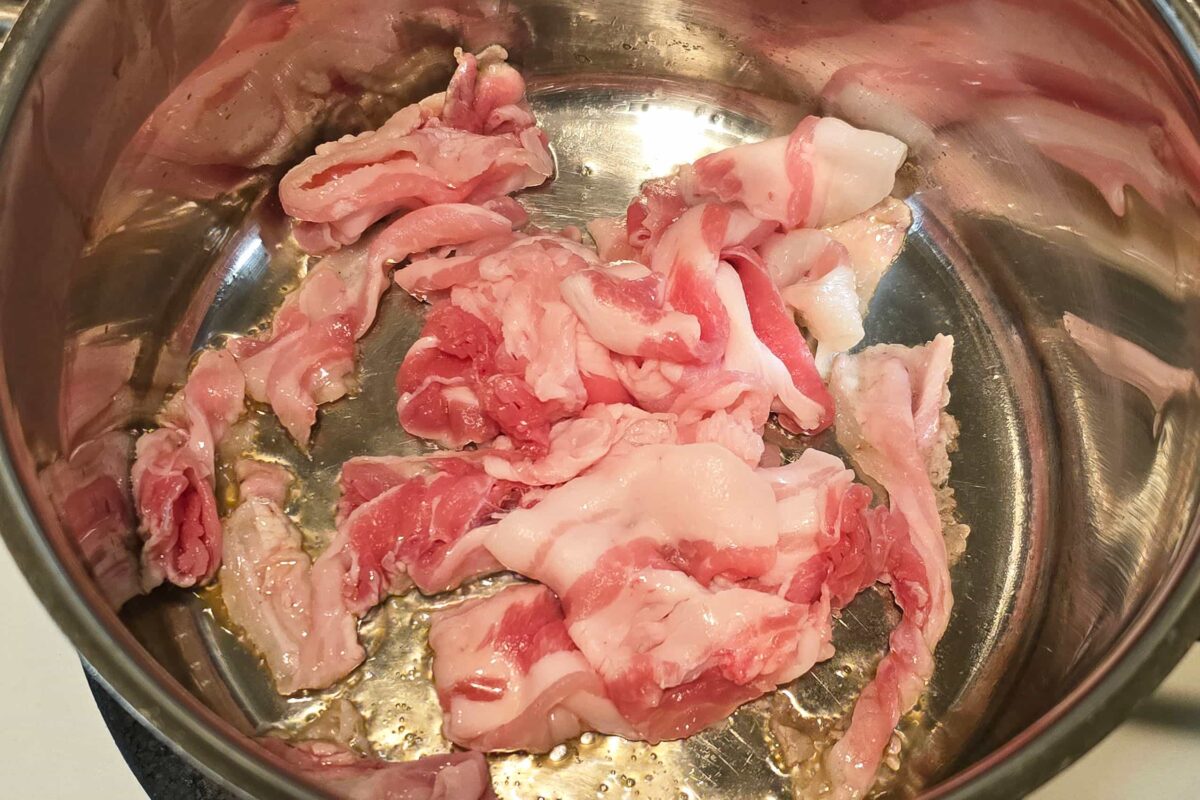 旨塩ねぎ豚スープ・豚バラ