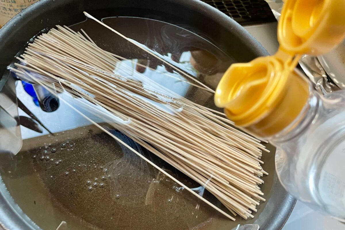 蕎麦の茹で方