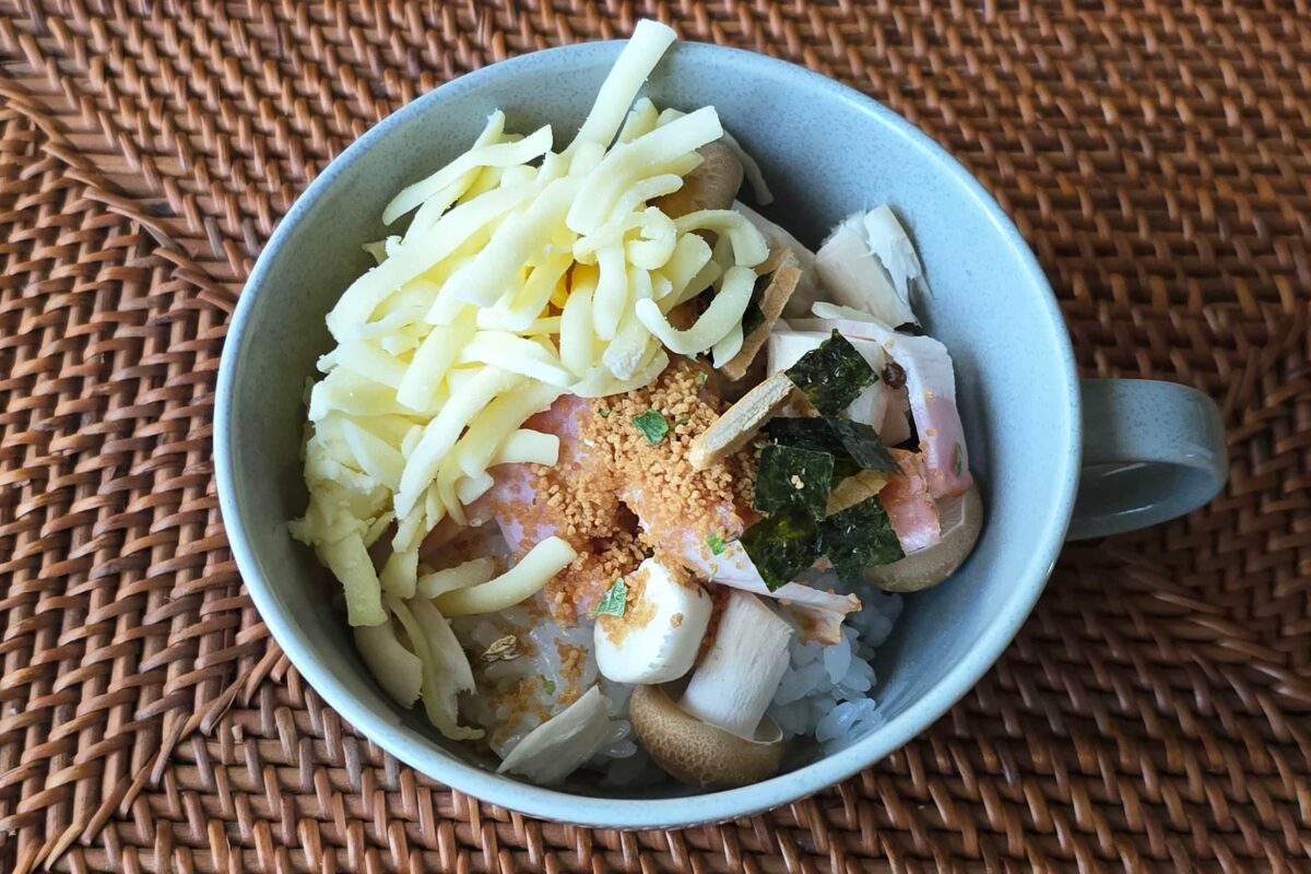 マグカップでチーズリゾット・マグカップ