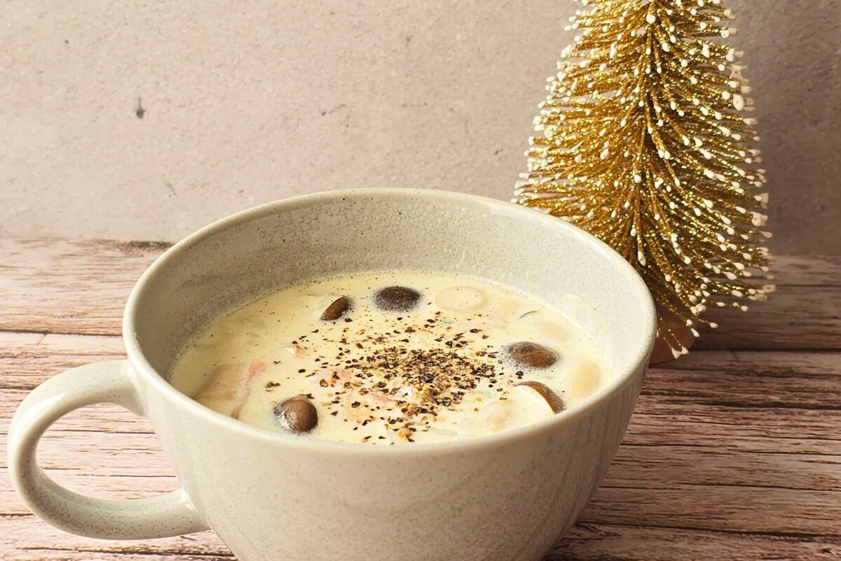 マグカップでチーズリゾット