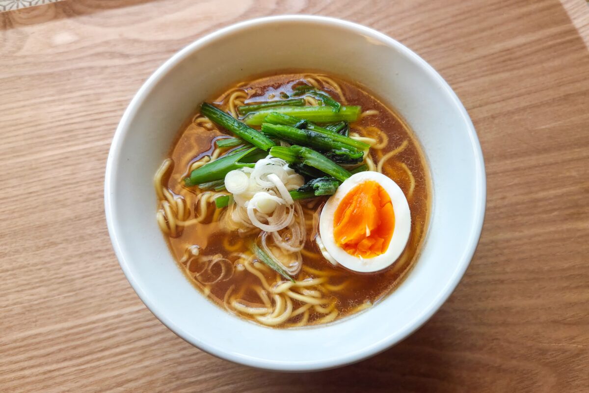 無印良品・生麺を熟成乾燥させたラーメン
