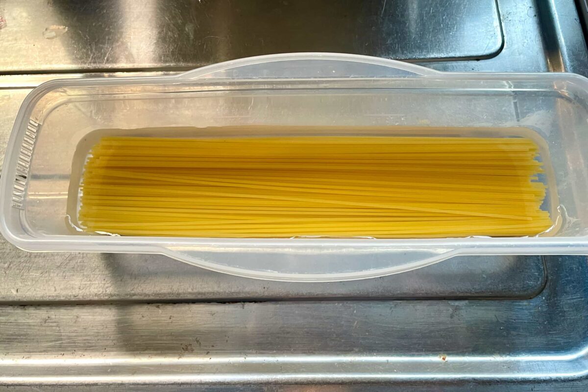 パスタ用レンジ調理器